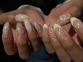 Koguchi/手描きリボンアート