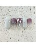 ☆ september nail☆ ribbon　¥6500