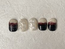 ピース(PEACE)/秋ネイル　ニュアンスネイル