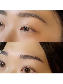 リリーズアート(Lilly's art)の写真/左右1mmも狂わない美眉へ◇眉毛WAX+アイブロウリフト¥12000→¥11000◇ただの似合わせではない的確な施術◎