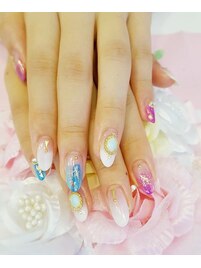キラキラホログラムネイル