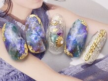ネイルサロンラグジュアリー 梅田店(LUXURY)/海ネイル