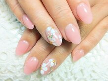 エムネイル(M Nail)/スカルプ・可憐なwhiteflour