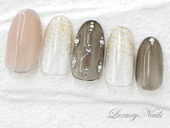 ラグジュアリーネイルズ カワグチ(Luxury Nails Kawaguchi)/キラキラアート*