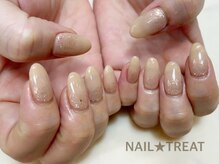 ネイルトリート 茨木駅前店(NAIL TREAT)/逆グラベージュ