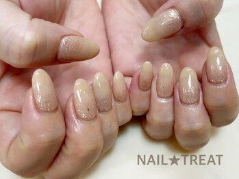ネイルトリート 茨木駅前店(NAIL TREAT)/逆グラベージュ