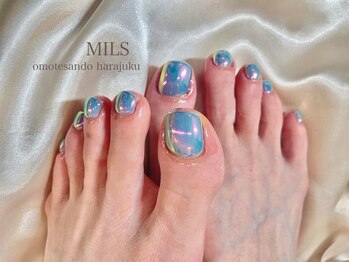 ミルズ オモテサンドウ(MILS omotesando)/footミラーネイル