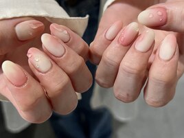 桃ネイル