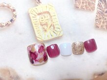 フルールソンネイル(fleur son nail)/フット　親指アート