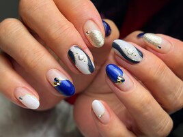 【定額】丸フレンチネイル