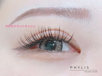 フィリス アイラッシュ 横浜ランドマークプラザ店(PHYLIS)/ダブルフラットラッシュ!