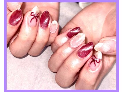 パープルの爪屋の写真