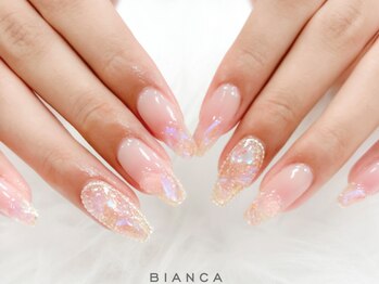 ビアンカ 浦和店(Bianca)の写真/シンプルデザイン~ワンホン持ち込みデザインも◎ラメやパーツの種類も豊富☆初回の方ソフトジェルオフ無料!