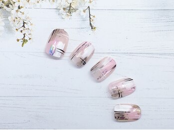 ザ アール ネイル カンパニー(the R nail company)/シェラック定額アートC￥9350