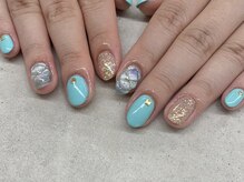 ネイルサロン ドゥ(Nail Salon Doux)/（平田）キルティングブルー