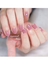 たゆ ネイル(たゆnail)/くすみピンクネイル