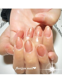 フロージュ ネイル(florjyu nail)/ニュアンスワンポイントnail