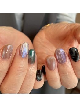 サトリネイルルーム 西宮北口(satori nail room)の写真/最旬ファッションを彩るCUTEなデザイン多数ご用意！【more... art ¥7000～(オフ込・マッサージ付)】