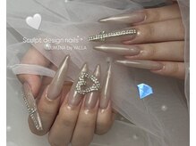 バラ 熊本店(VALLA)/キラキラパーツ×スカルプ☆