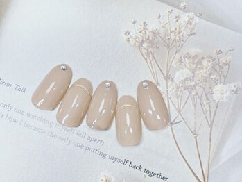 Calm.nail/4月定額シンプル