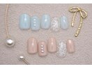 5000円 ホイルネイル シンプル