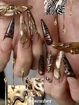 ネイルルーム ゴーハイキューゼロ(nail room 5890)の写真/【カラー300種類・グリッター200種類以上☆】豊富なカラーやパーツで、あなたの理想のデザインを叶えます◎
