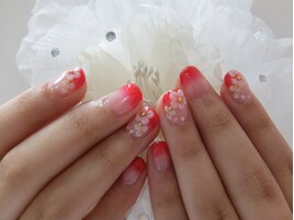成人式卒業式結婚式着物赤和柄3D