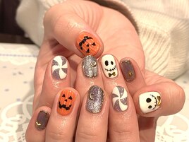 10月　ハロウィンネイル