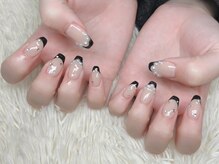 ネイルアンドアイラッシュサロン エスポアール(nail&eyelash salon espoir)/フレンチ　ワンホン　韓国ネイル