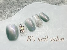 ビーズネイル バイブレス イオンタウン泉大沢店(B's Nail by.BLESS)の雰囲気（シンプル上品なアートサンプルが充実♪[パラジェル]）