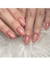 イルネイル バイ ルアナ(001..Nail by Luana.)/じゅわっと囲みニュアンスネイル
