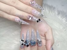 スカルプや長さだし◎シンプルワンカラーも人気♪パーツ追加も◎