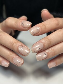 mjuk. 【ミューク】《ネイル/ワンカラー/マグネット/フィルイン》/持ち込みデザイン