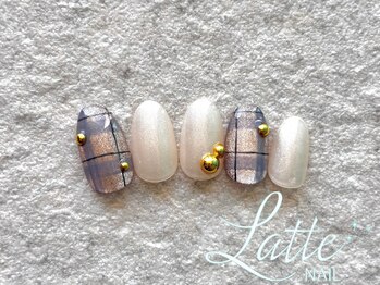 ラテネイル(Latte Nail)/10月定額デザイン Hand ver.