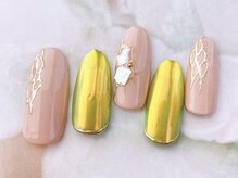 ネイルサロンフォーユー(for u)/ミラーネイル￥7980