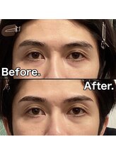 スター 新宿 新宿御苑(★STAR)/施術例　新宿メンズ眉毛