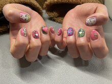 ネイルサロン ブリリアント(Nail Salon Brilliant)/付け放題＋キャラネイル2