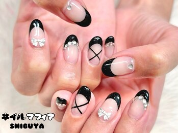 ネイルマフィア 渋谷(NAIL MAFIA)/フレンチ/バレエコアネイル/渋谷