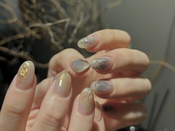 ラヴェラトウキョウ 銀座店(la vela tokyo)/ちぐはぐネイル