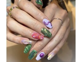 10本フリーアートネイル