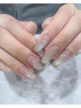 アリュール アンド エテルノ 小山店(Allure & ETERNO)/マグネット×ミラーフレンチ