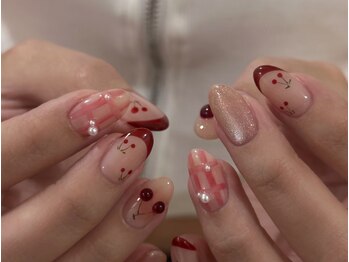 バイムーンサロン(By Moon Salon)/チェックネイル