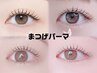 まつげパーマ(Cカール or Lカールのみ) ￥4500