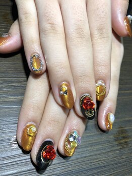 ブロックファイブハナ(Block 5 HANA)/成人式ネイル