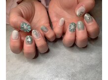 エンジェリック カラーズ(Angelic colors)/ぷっくりフラワーネイル