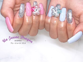 アン ジョーヌドラゴ/【ロングネイル】パステルネイル