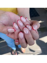 トータルサロン 白べぇーっ プラス/スキニーフレンチネイル♪