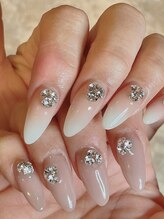 ネイル サロンアンドスクール リッシュ(Nail Salon&School riche)/人気ホワイトグラデーション