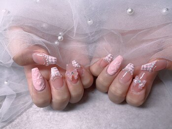 スノーネイルサロン 新宿店(Snow nail salon)/ツイードフレンチ