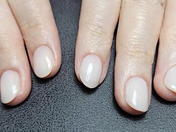 プロモート 岡山城下店(Promote)/乳白色ネイル【岡山】